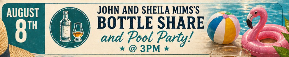 Mims' Bottle share, pool party, and cookout